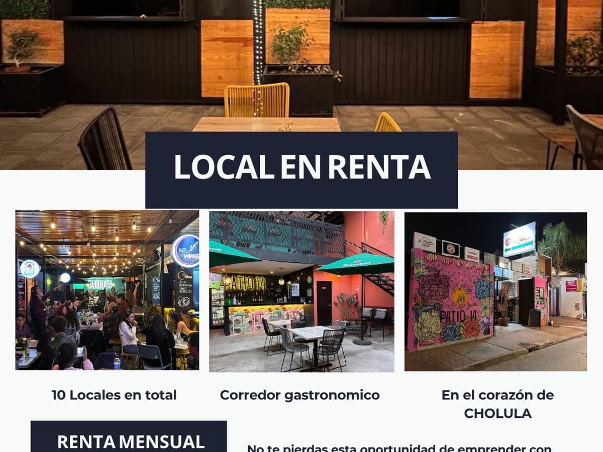 Local comercial en renta en San Andrés Cholula, foto 1 de 18