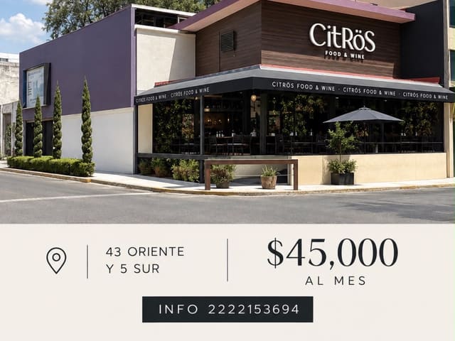 Local comercial en esquina en RENTA